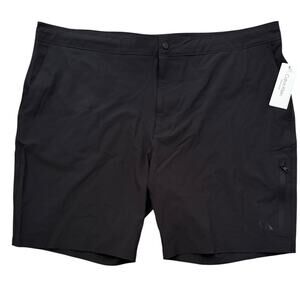 Calvin Klein Hybrid Shorts Swim Black Swimwear Size XXL Stretch UPF Quick Dry